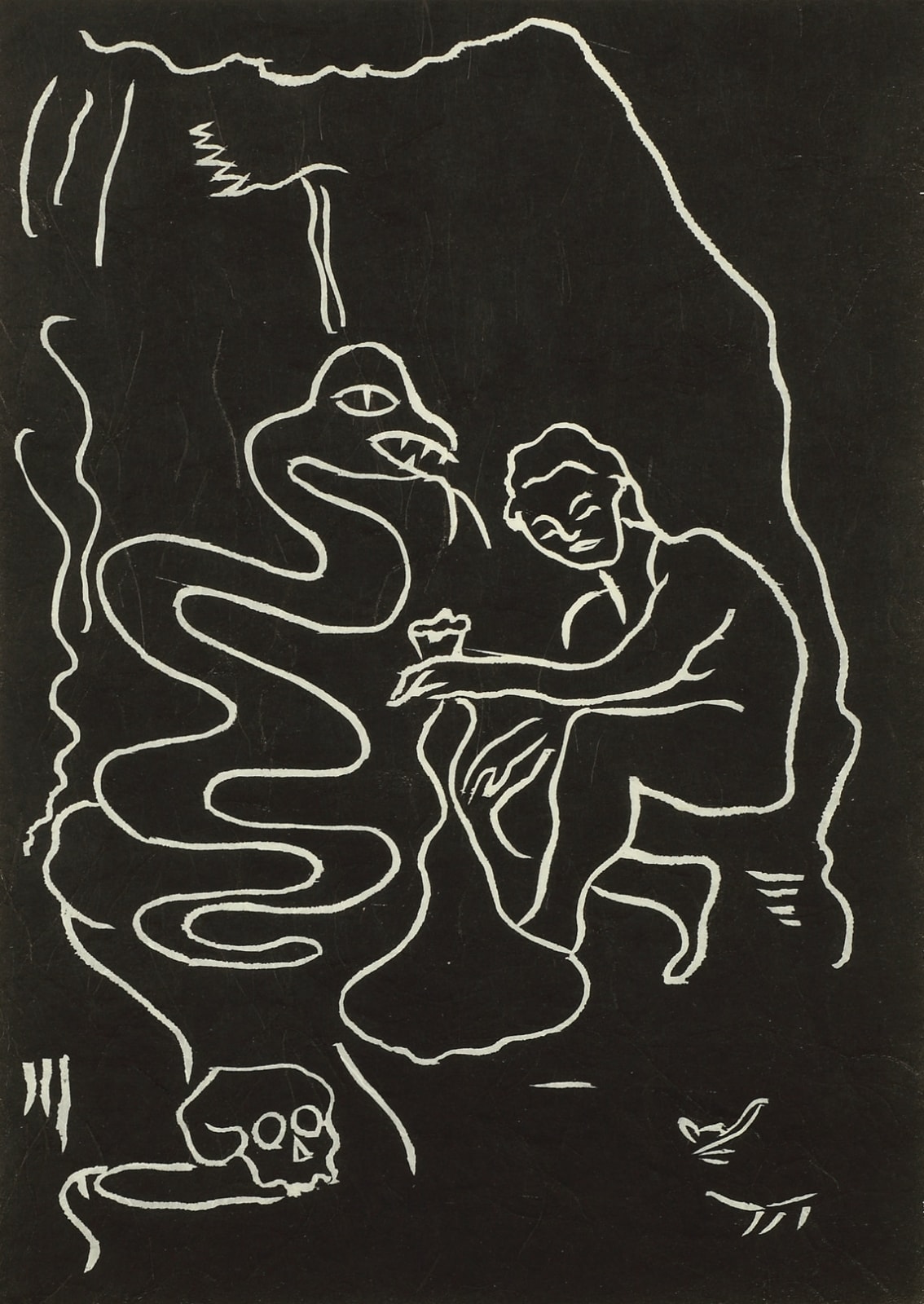 Adrian Wiszniewski, Snake, The Girl, the Boy and the Hag, 2007