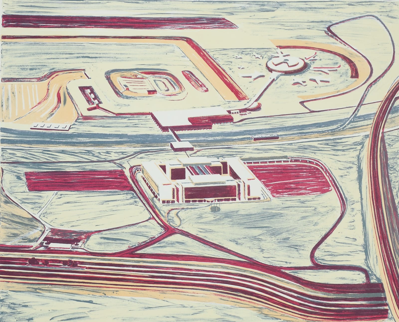 Carol Rhodes, Airport, Airport Hotel, 1999