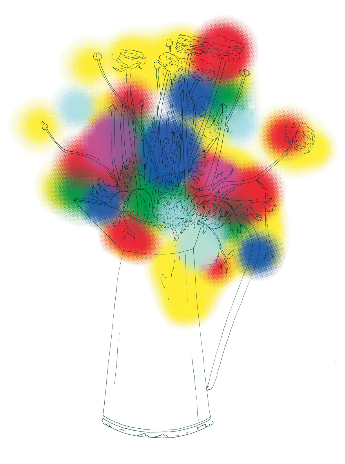 Nicolas Party, Flowers and a Few Colours, 2013