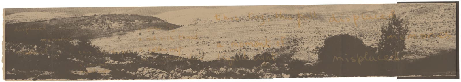 Leena Nammari, The View from Here (Collaboration with Poet, Robert Hampson), 2010