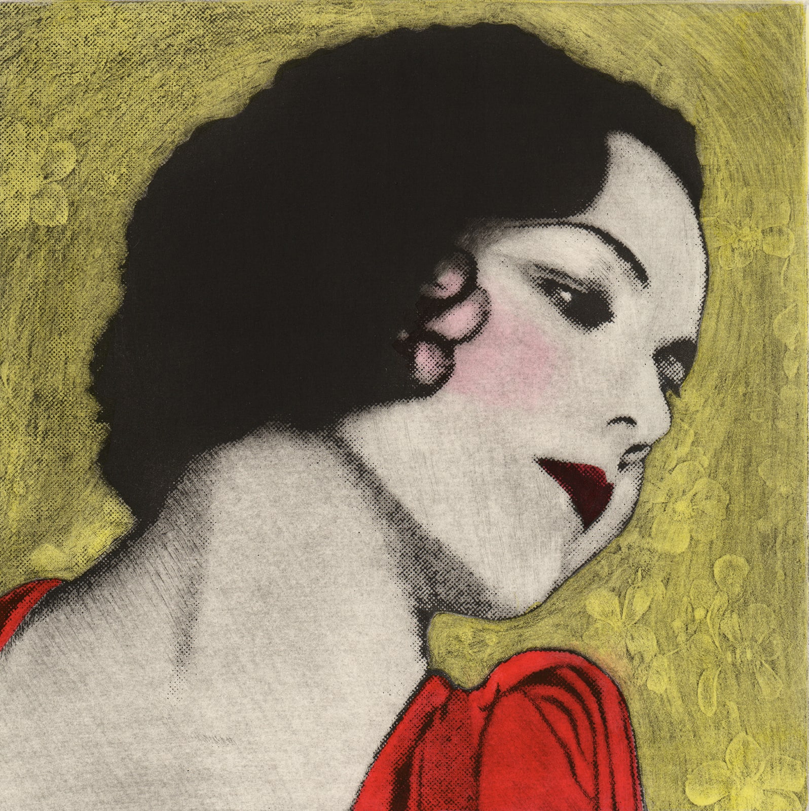 Sue Mackechnie, Neck Exercise II, Yellow, 2004