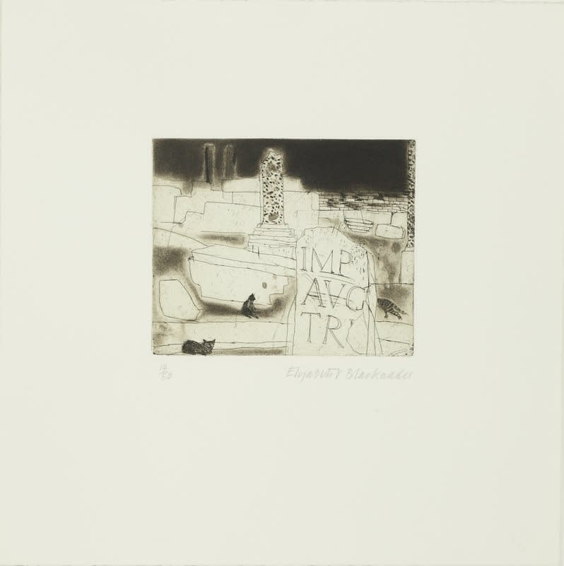 Elizabeth Blackadder, The Forum, Rome, 2001