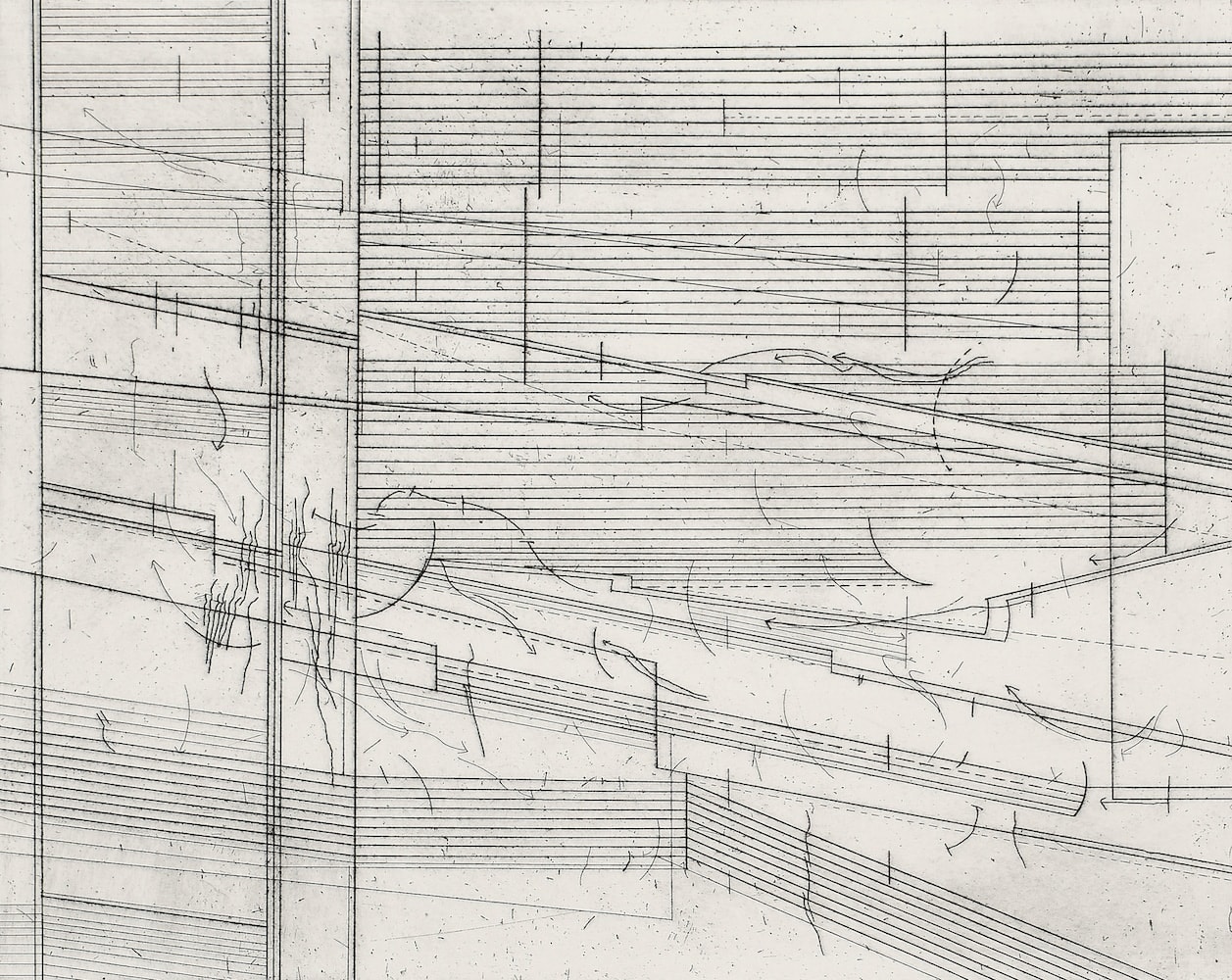 Seher Shah, Ruined Score (4), 2020