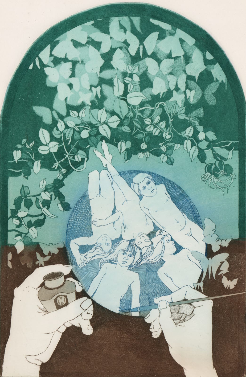 Christine Doyle, L Spin Mirrors, 1981