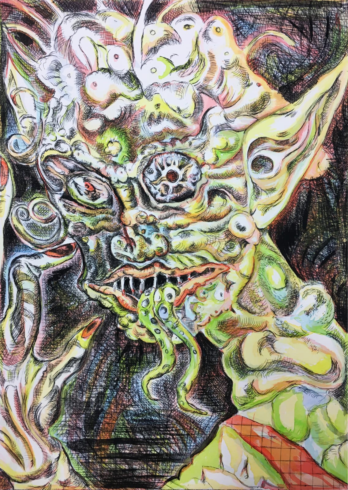 Adrian Wiszniewski, The Hag, 2007