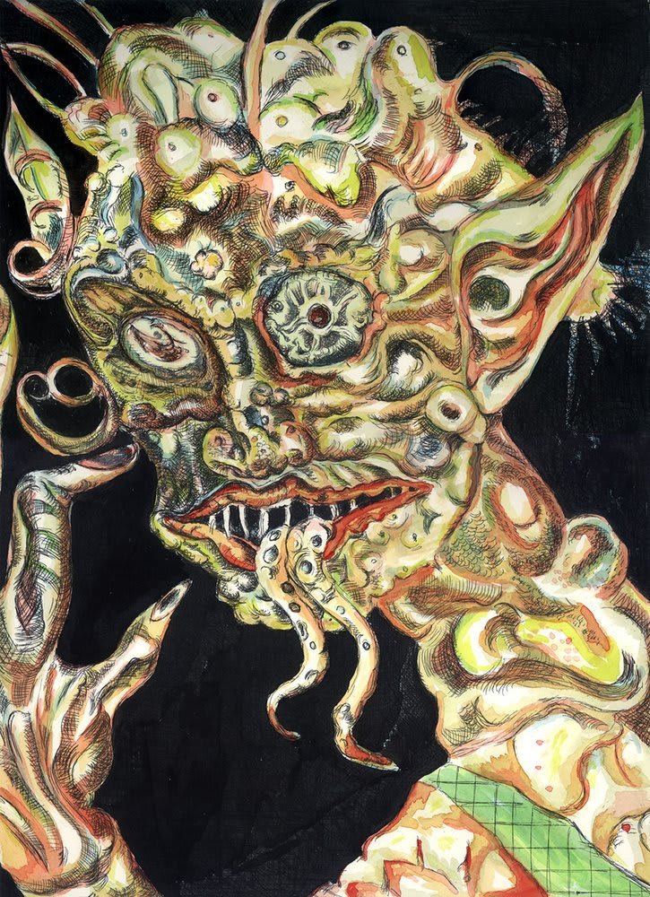 Adrian Wiszniewski, The Hag, 2007