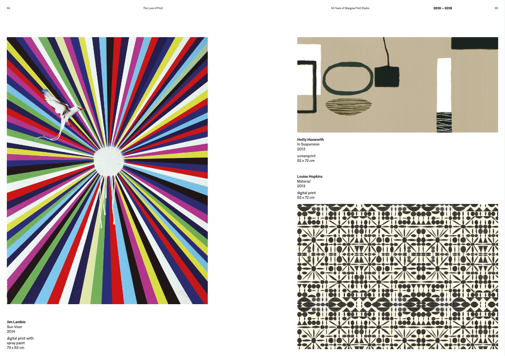 Glasgow Print Studio, The Love of Print: 50 Years of Glasgow Print Studio catalogue, 2022