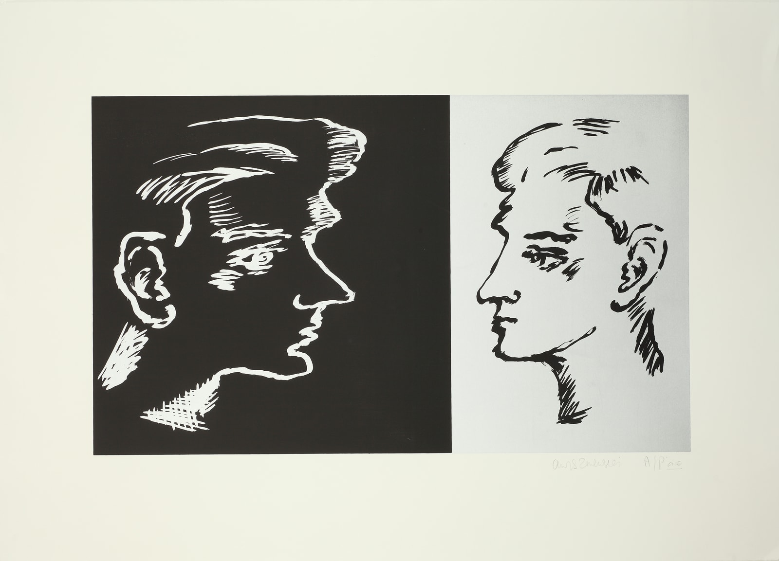 Adrian Wiszniewski, Alter Ego / Self Portrait, 1992