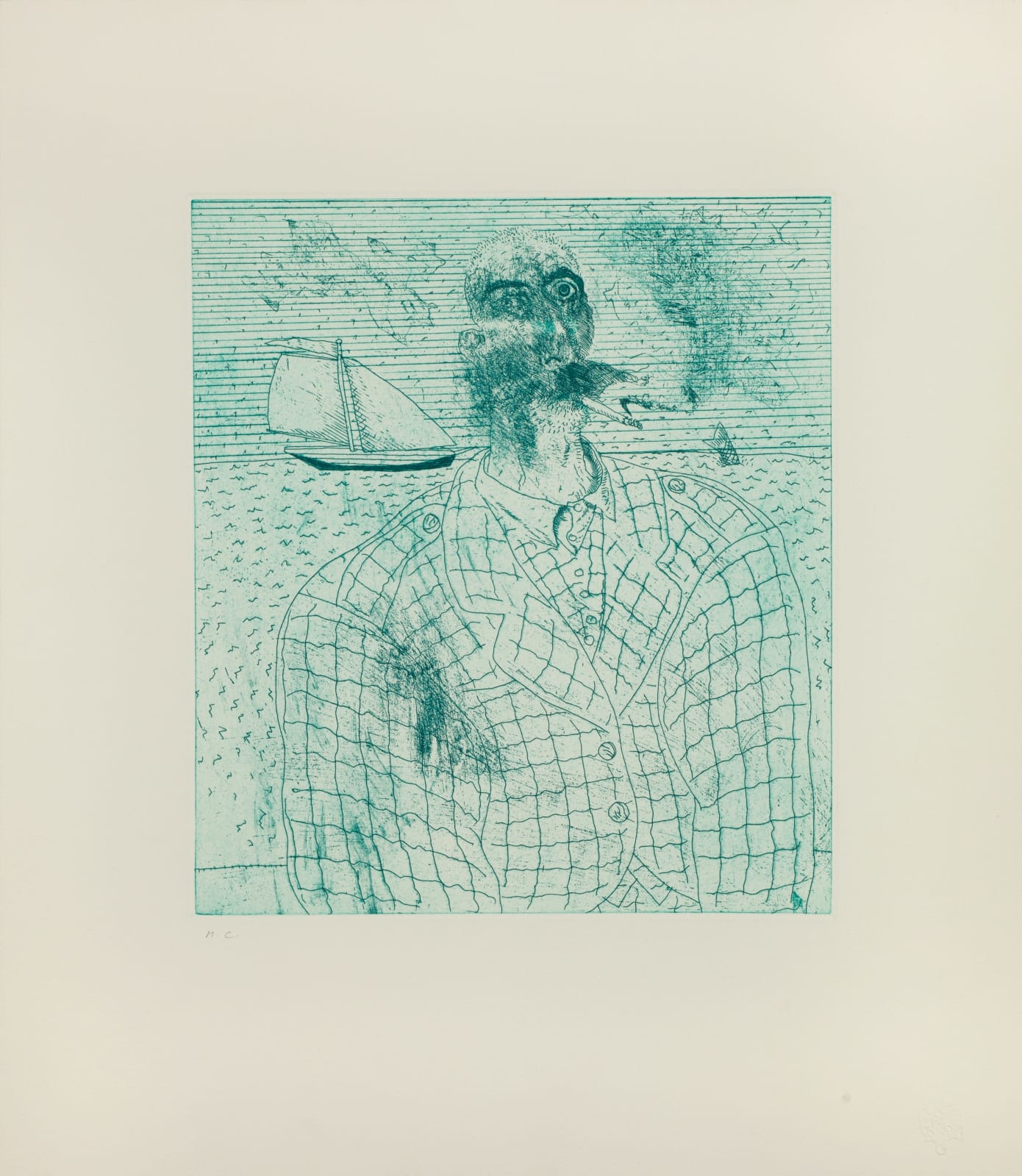 John Byrne, Short Hair/Tweed Suit, 1998