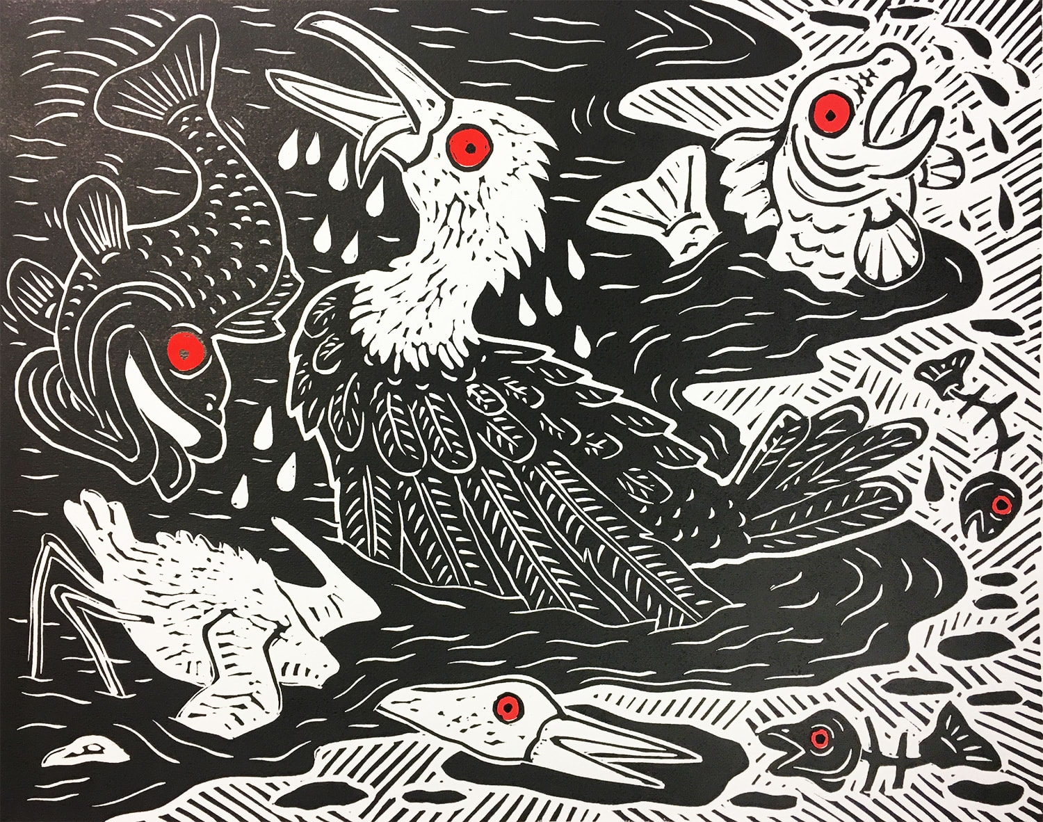 Richard Mock, Oil Spill Kill, 1991