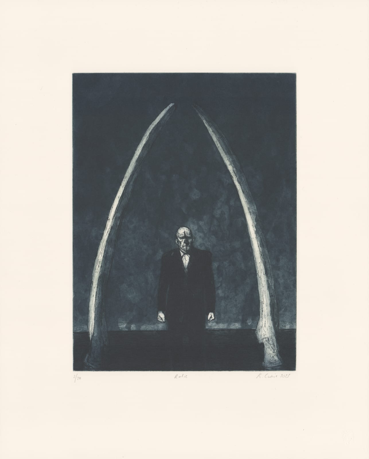 Ken Currie, Black Rock, 2025