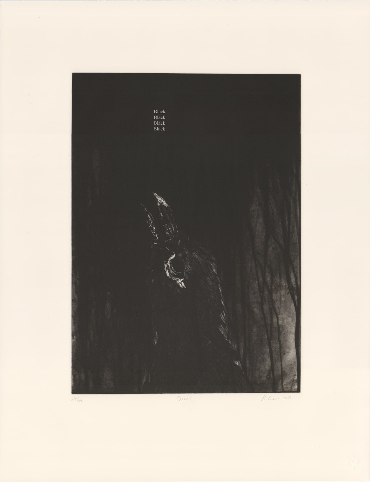 Ken Currie, Crow, 2022