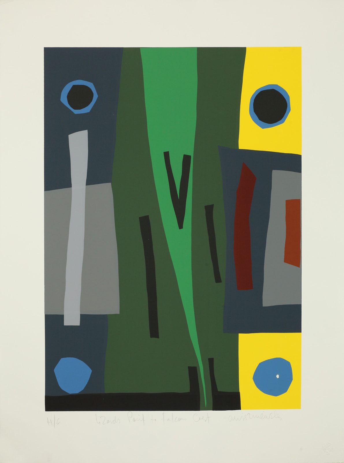 Adrian Wiszniewski, Lizards Point to Falcon Crest, 1995