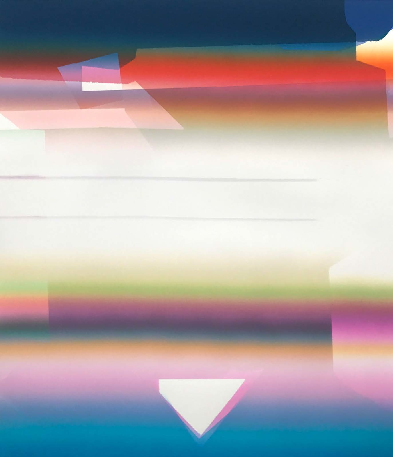 Scott Campbell, Untitled (White Triangle I), 2019