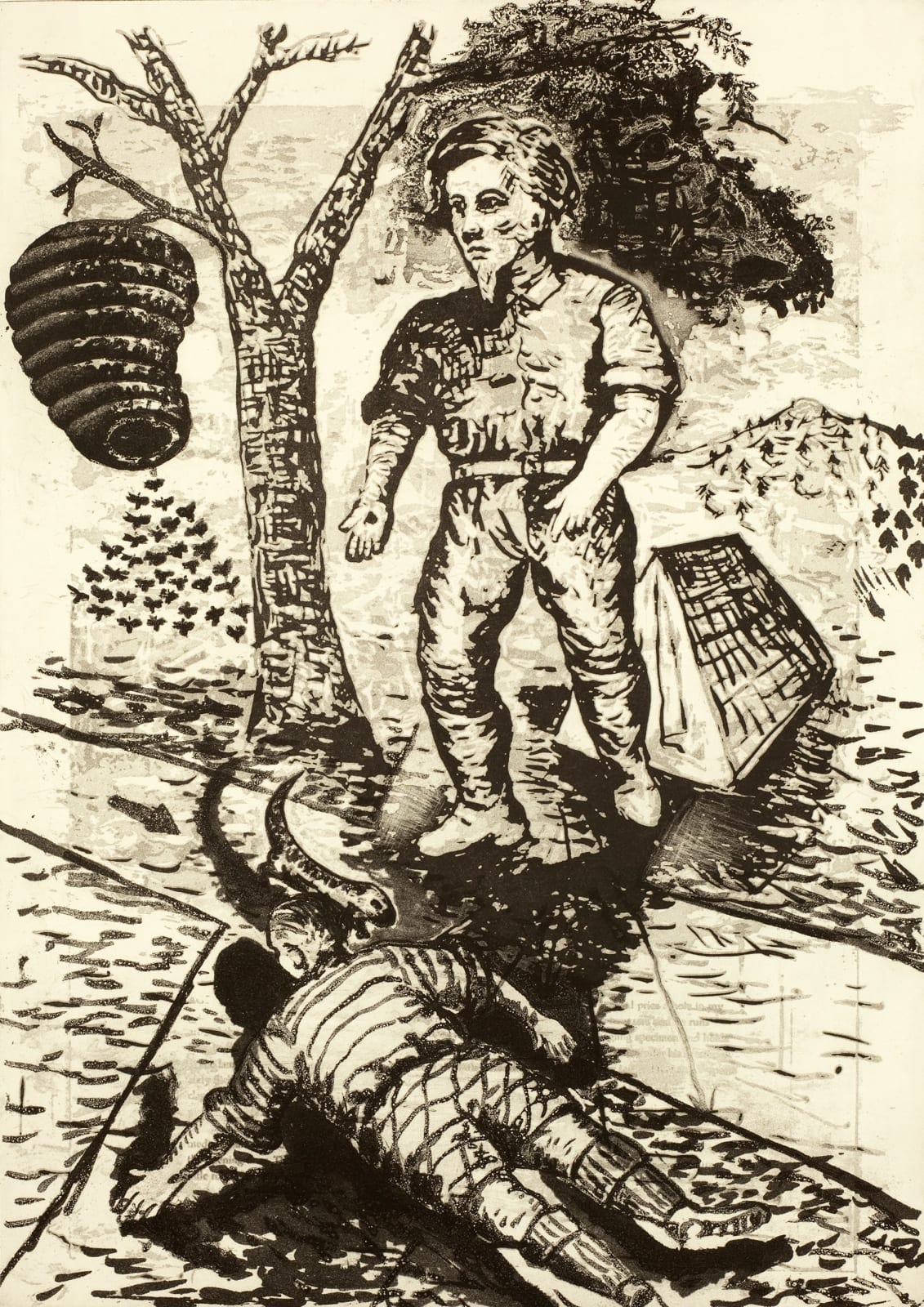 Steven Campbell, Natural Follies at Bee Junction, 1985