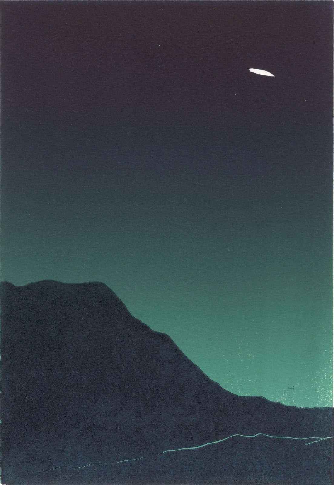 Bobby Johnstone, UFO over Country Road, 2025