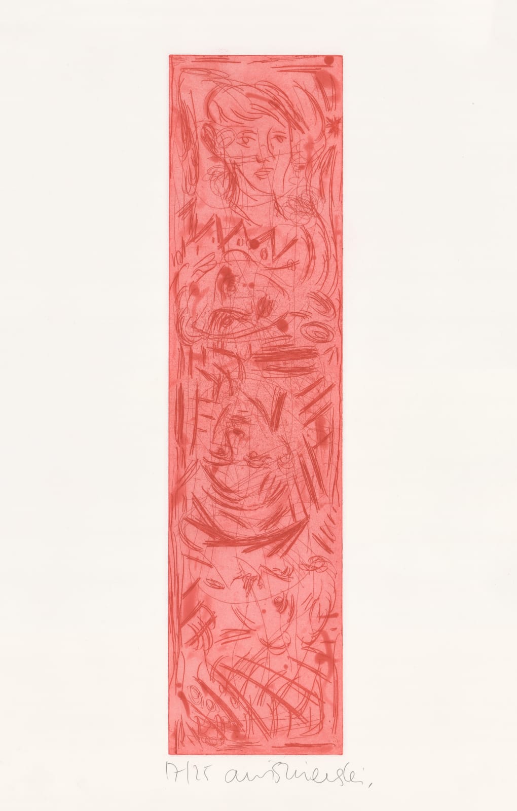Adrian Wiszniewski, Tumbling Heads, 1988 - 1989