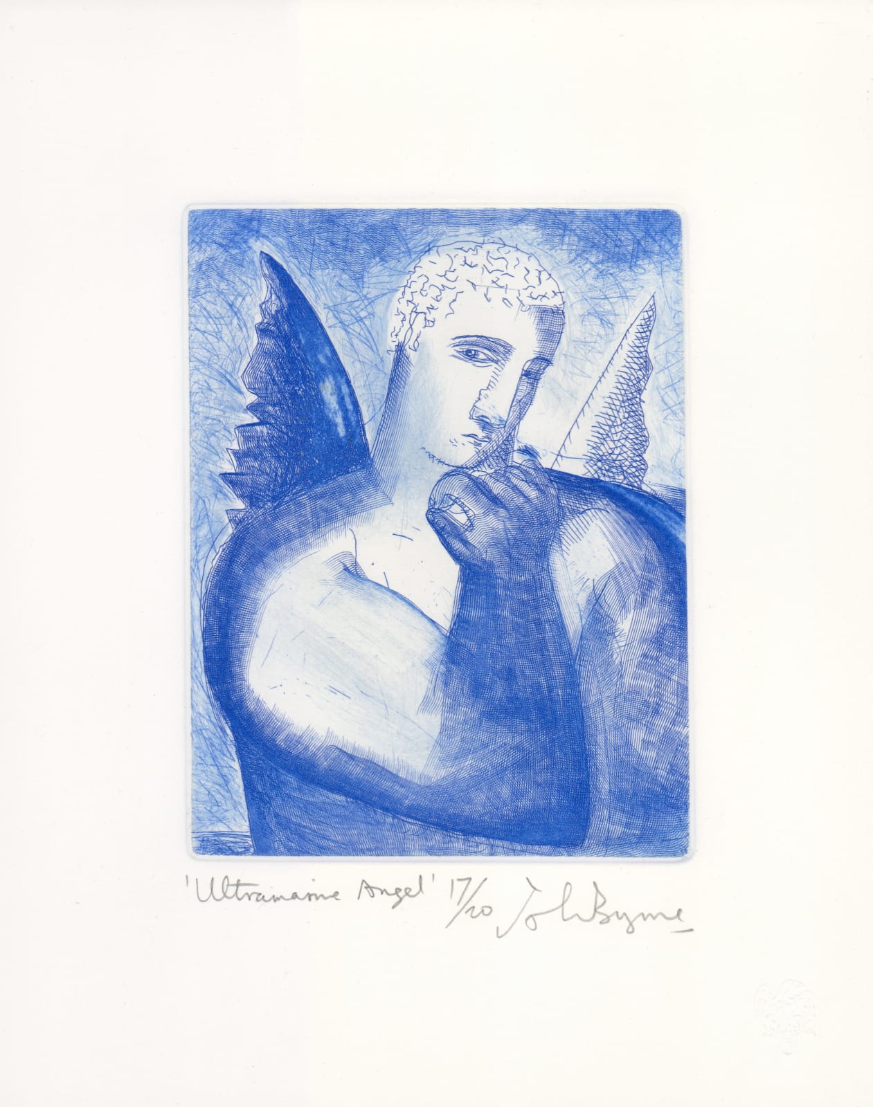 John Byrne, Ultramarine Angel, 2012