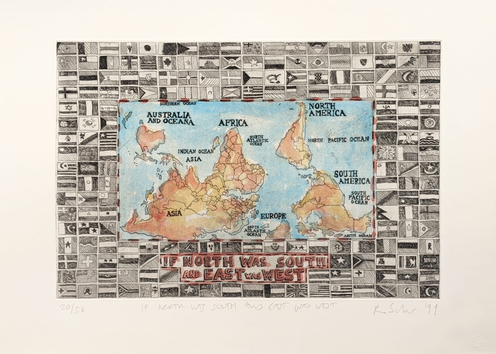 Ross Sinclair, If North Was South and East Was West, 1999