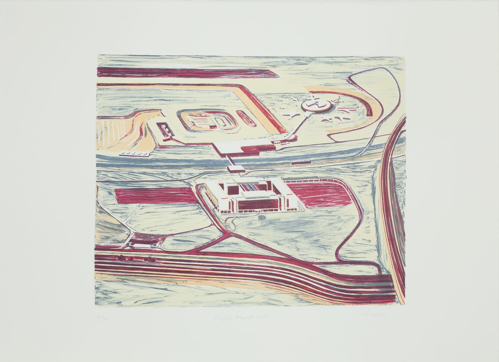 Carol Rhodes, Airport, Airport Hotel, 1999