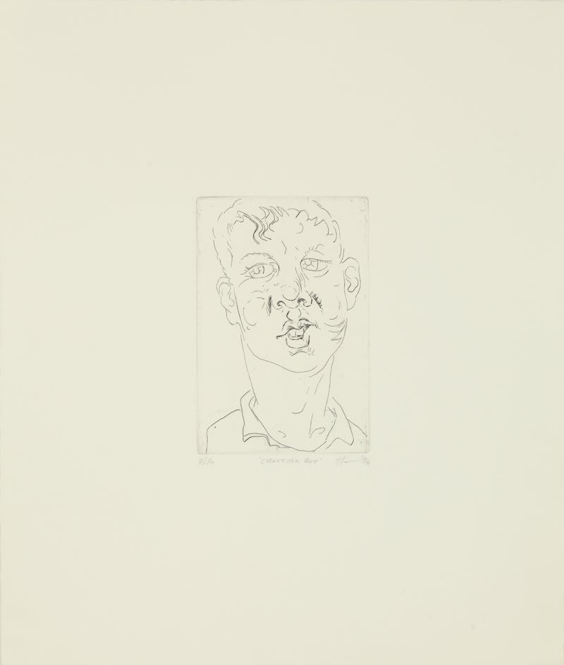 Peter Howson, Croatian Boy, 1994