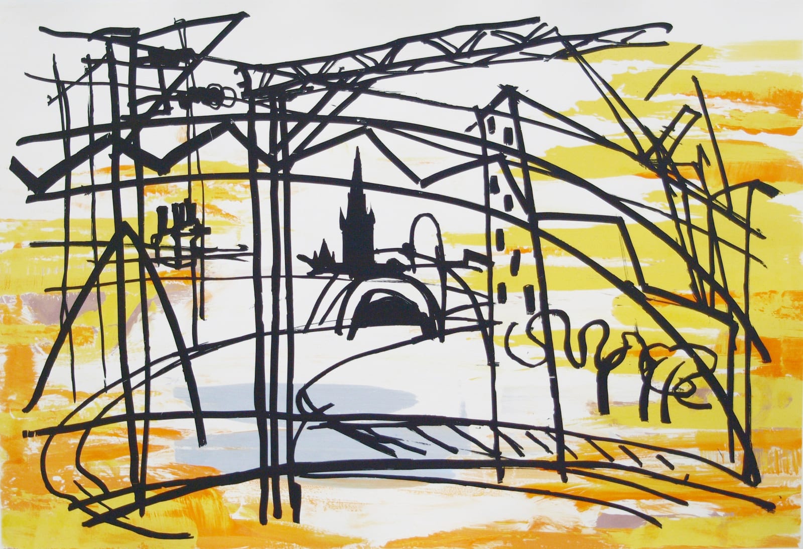 Kate Downie, Fall Light, All Trains Lead to Glasgow, 2016