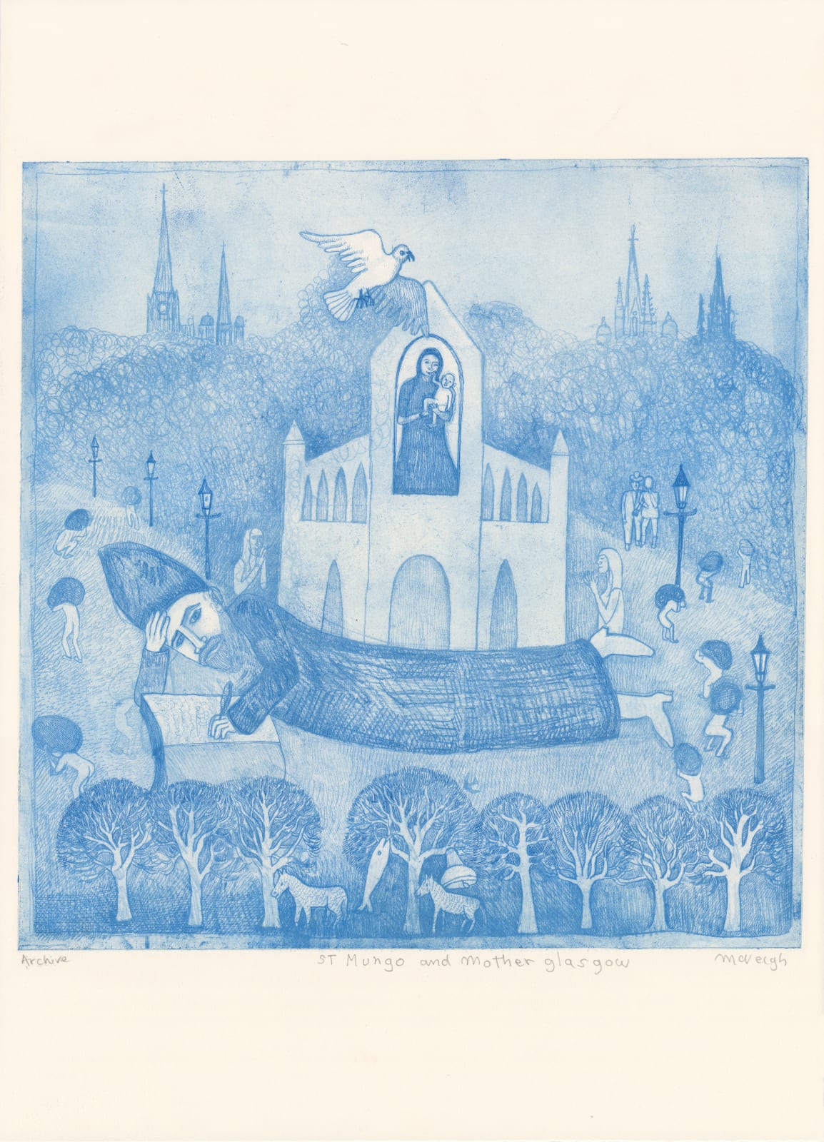 Michael McVeigh, St. Mungo and Mother Glasgow, 2022