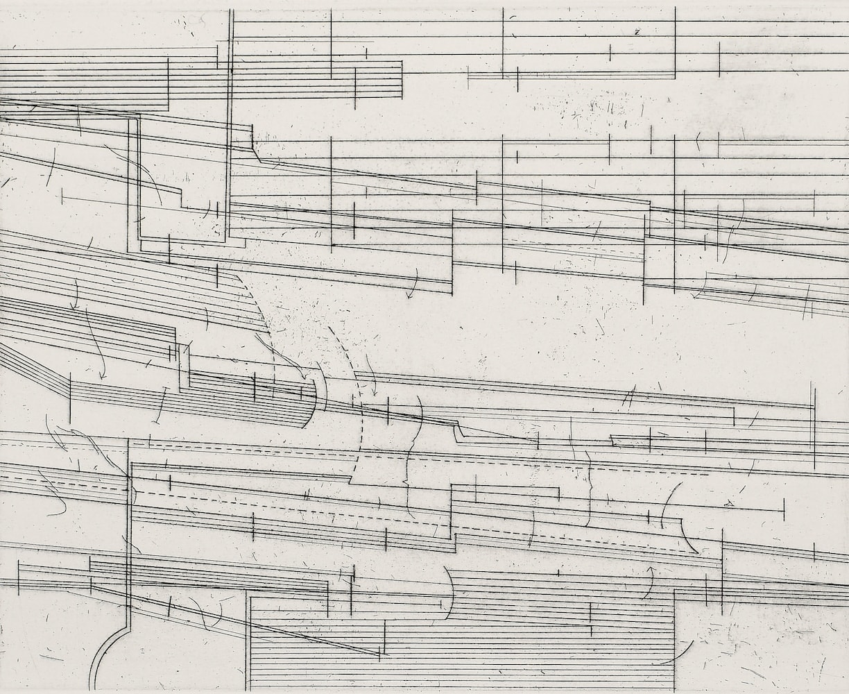 Seher Shah, Ruined Score (5), 2020
