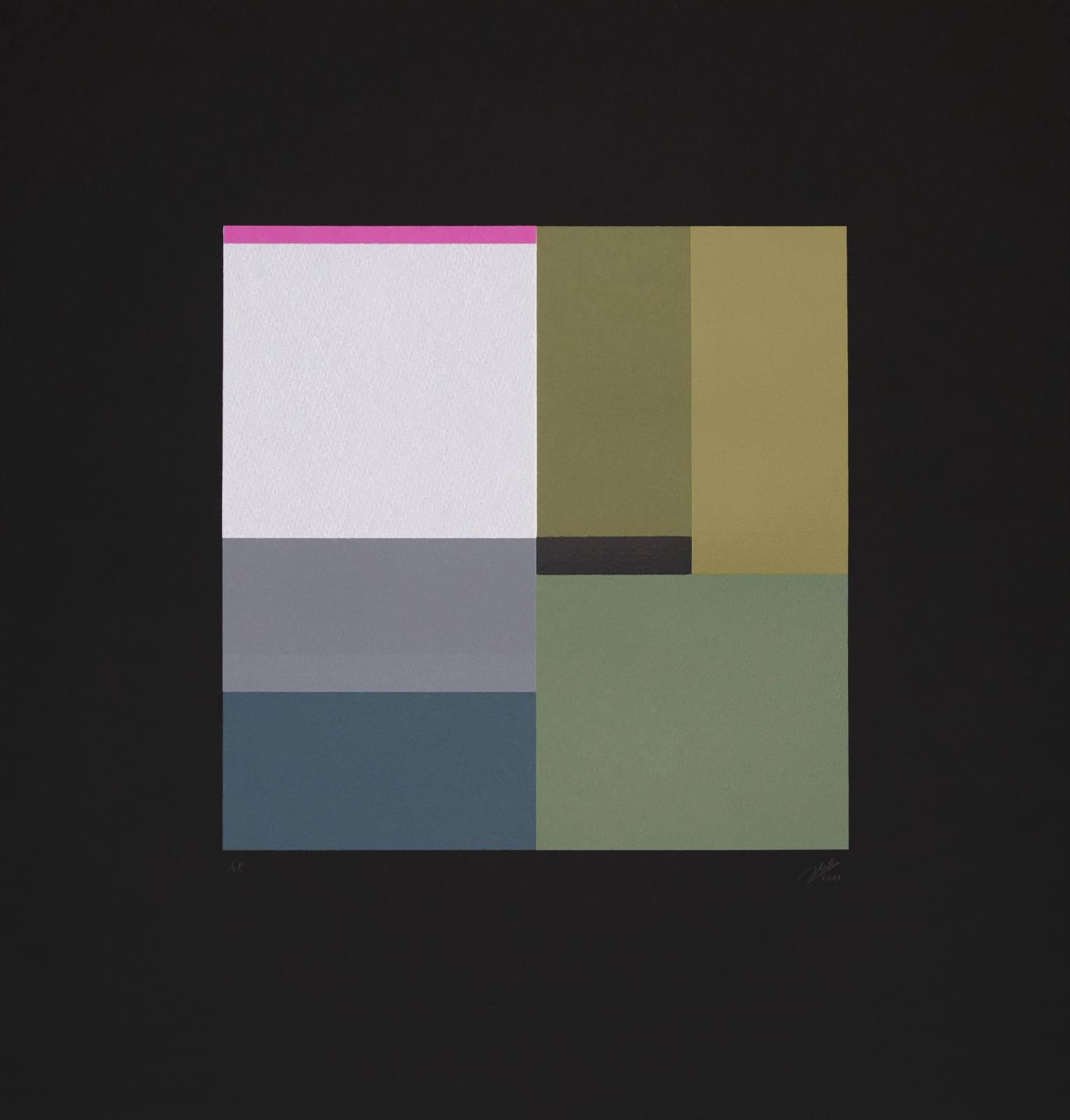 Richard Marsden, Volumes on Black, 2022