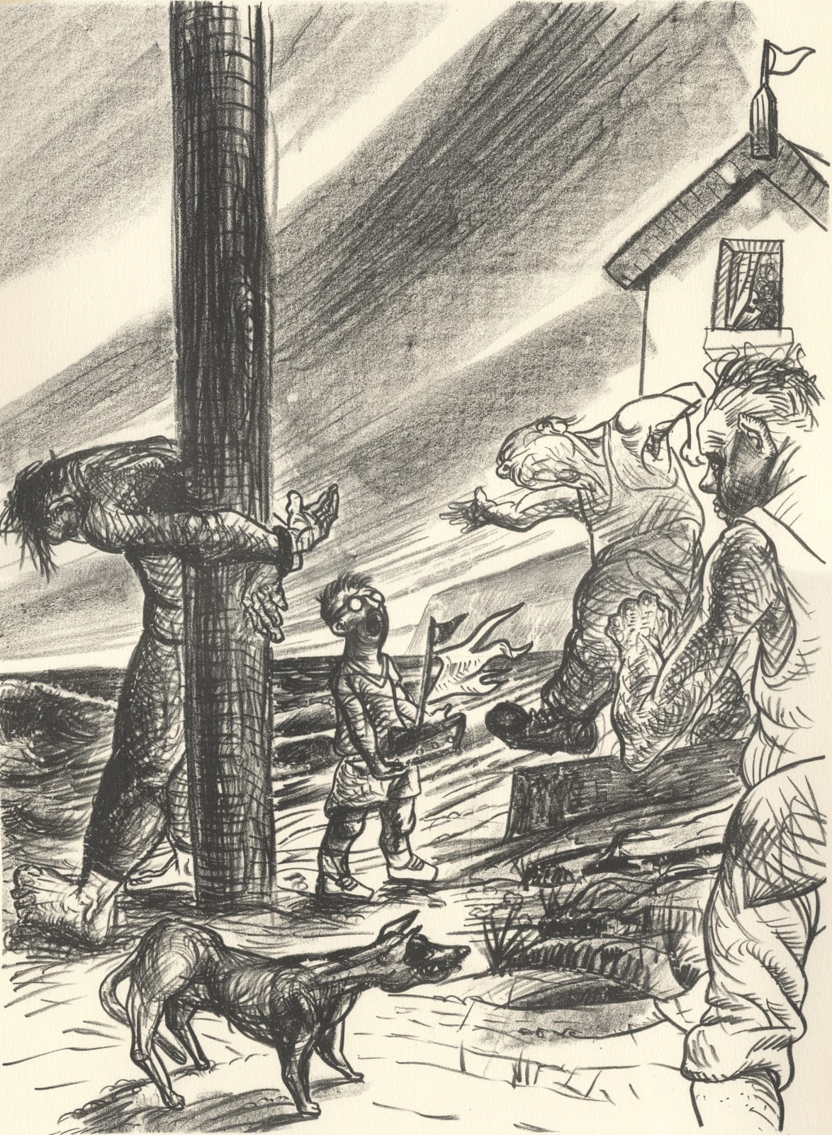 Peter Howson, Sonny, 1990