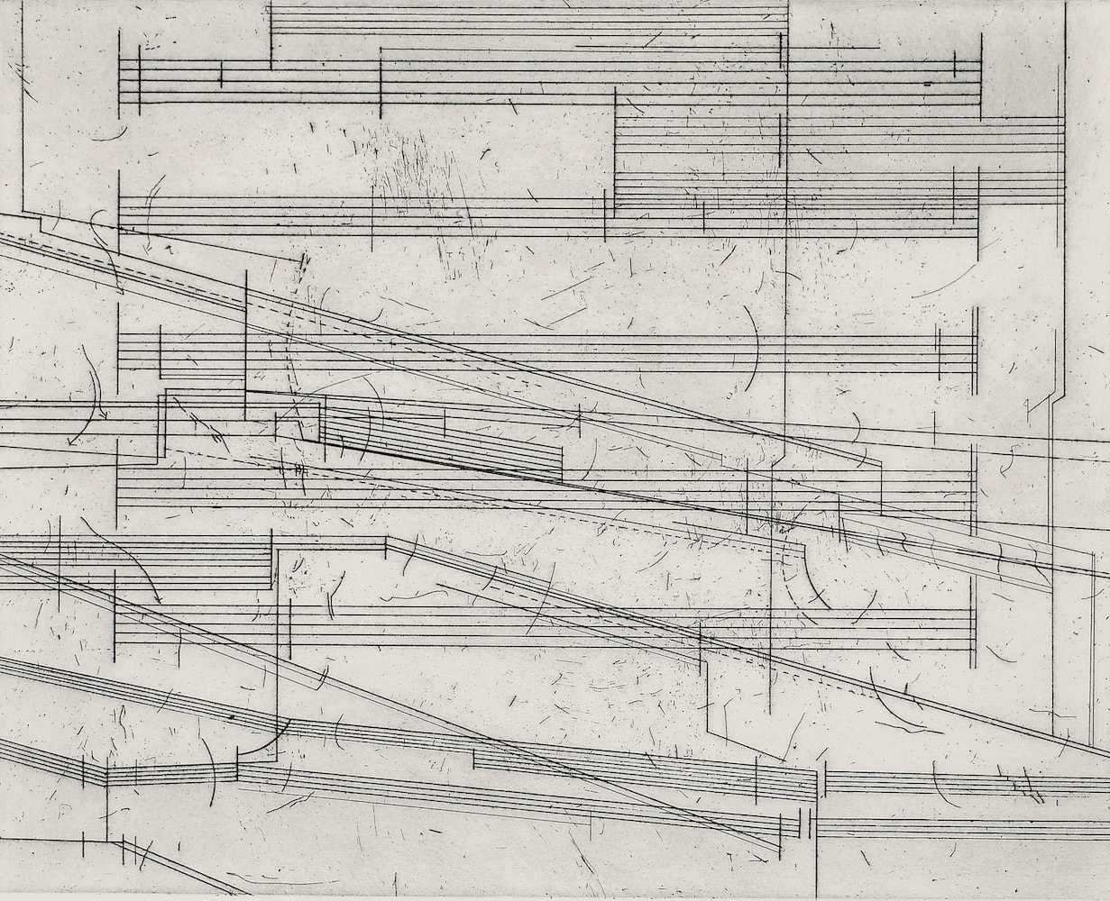 Seher Shah, Ruined Score (10), 2020
