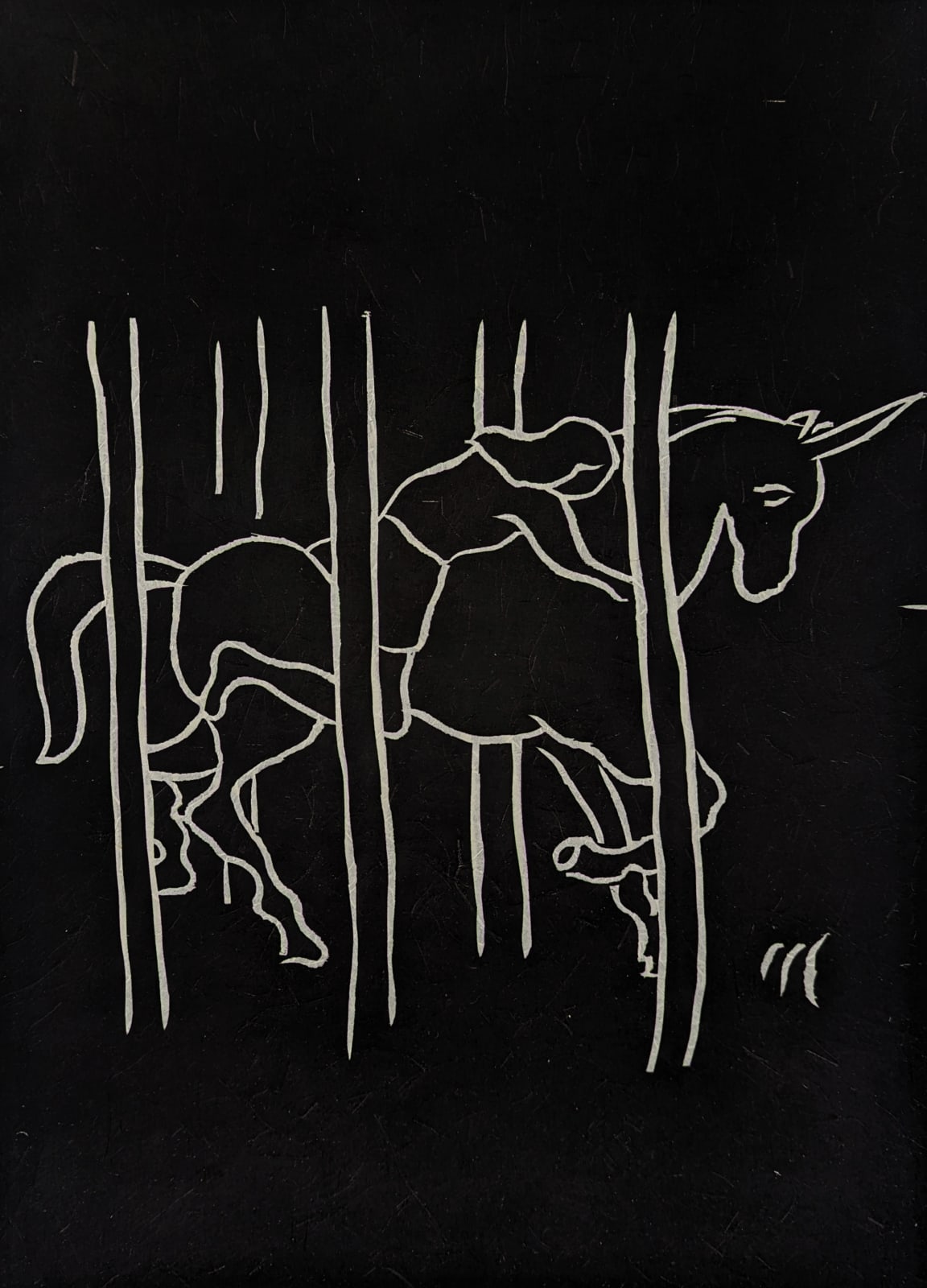 Adrian Wiszniewski, Unicorn II, The Girl, the Boy and the Hag, 2007