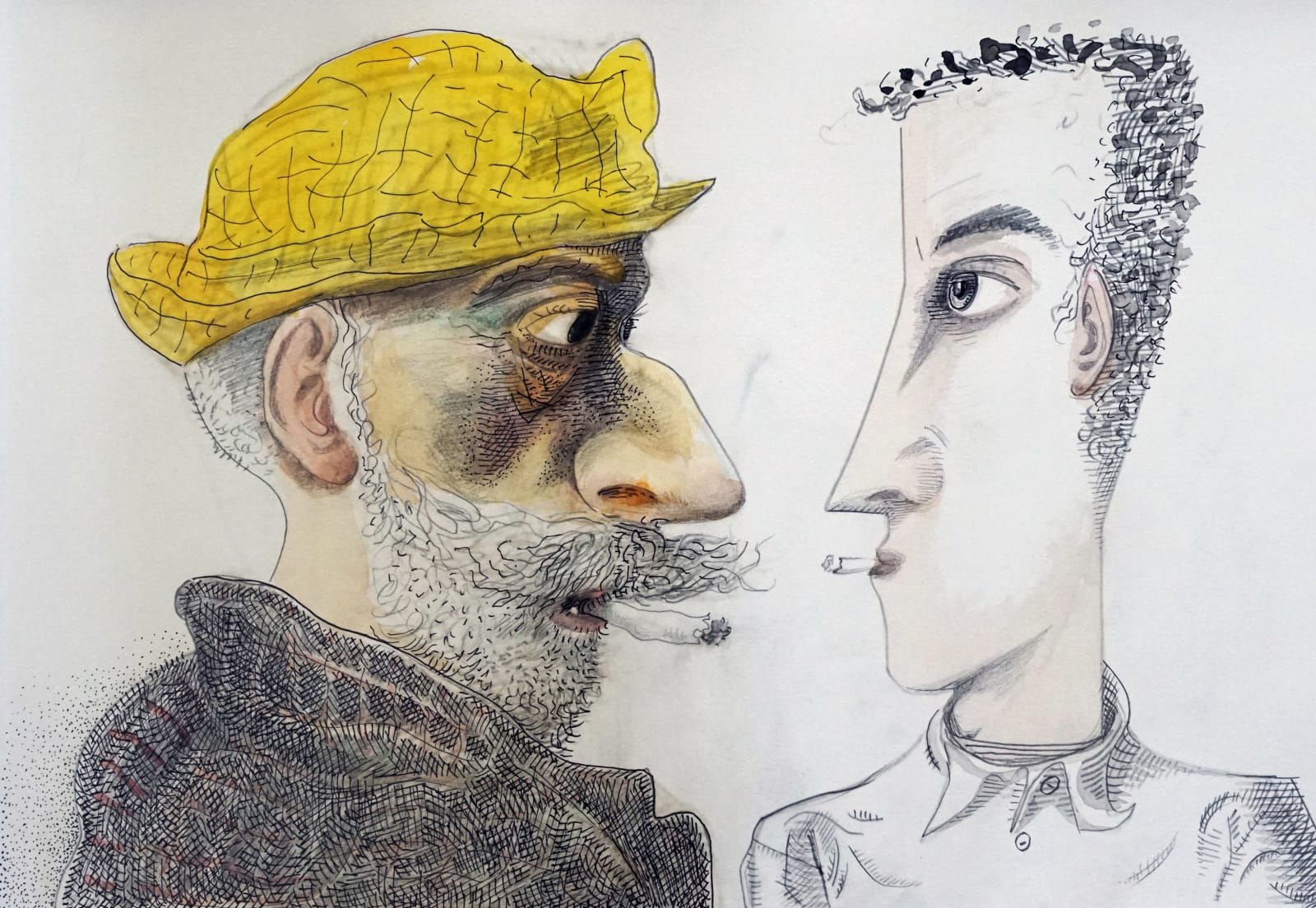 John Byrne, The Yellow Hat, 2018