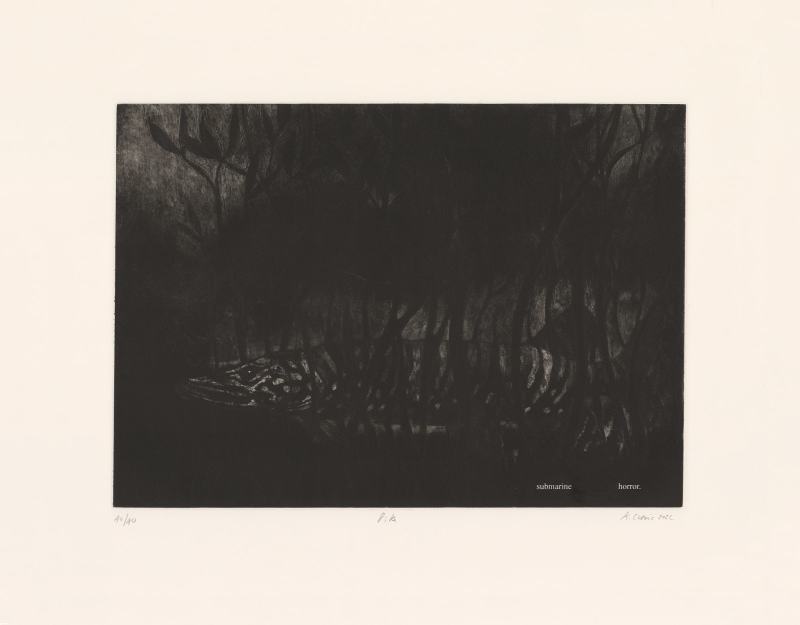 Ken Currie, Pike, 2022