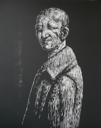 Peter Howson, Suspicious Boy, 1994