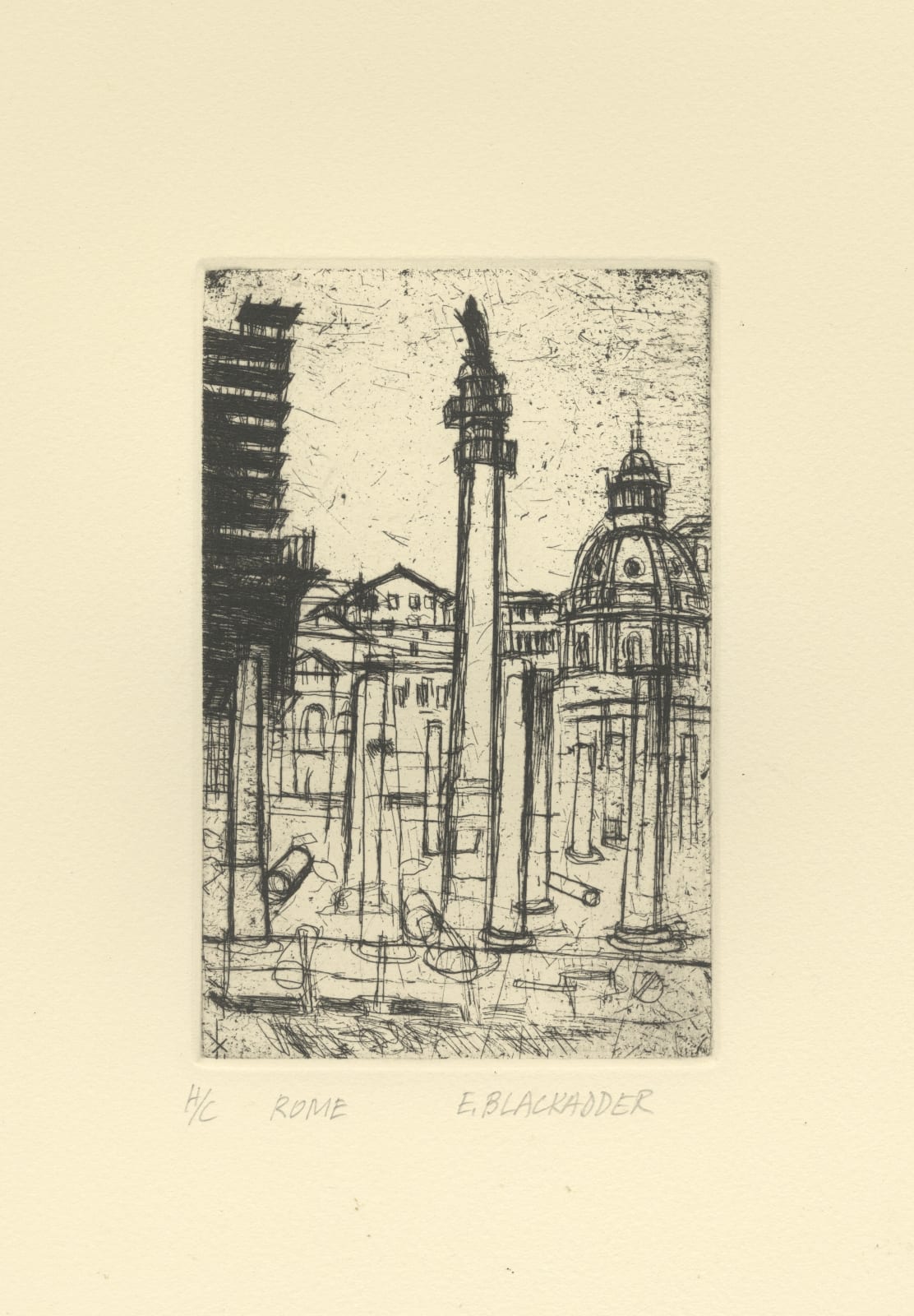 Elizabeth Blackadder, Rome, 2013