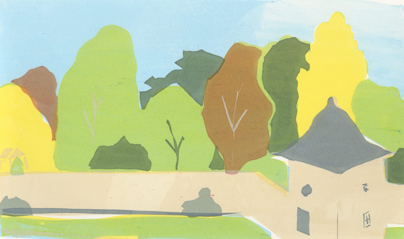 Martha and Catherine Orbach - Printwalks, Pollok House, 2019