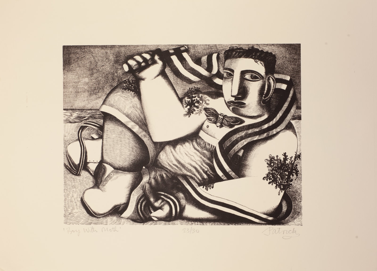 John Byrne, Boy with Moth, 1994