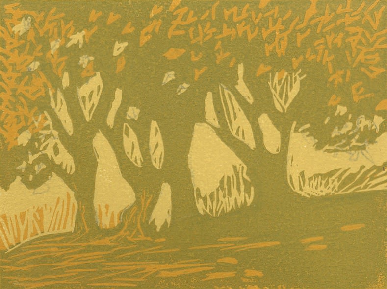 Allan Richardson, Autumn Glow River Kelvin, 2025