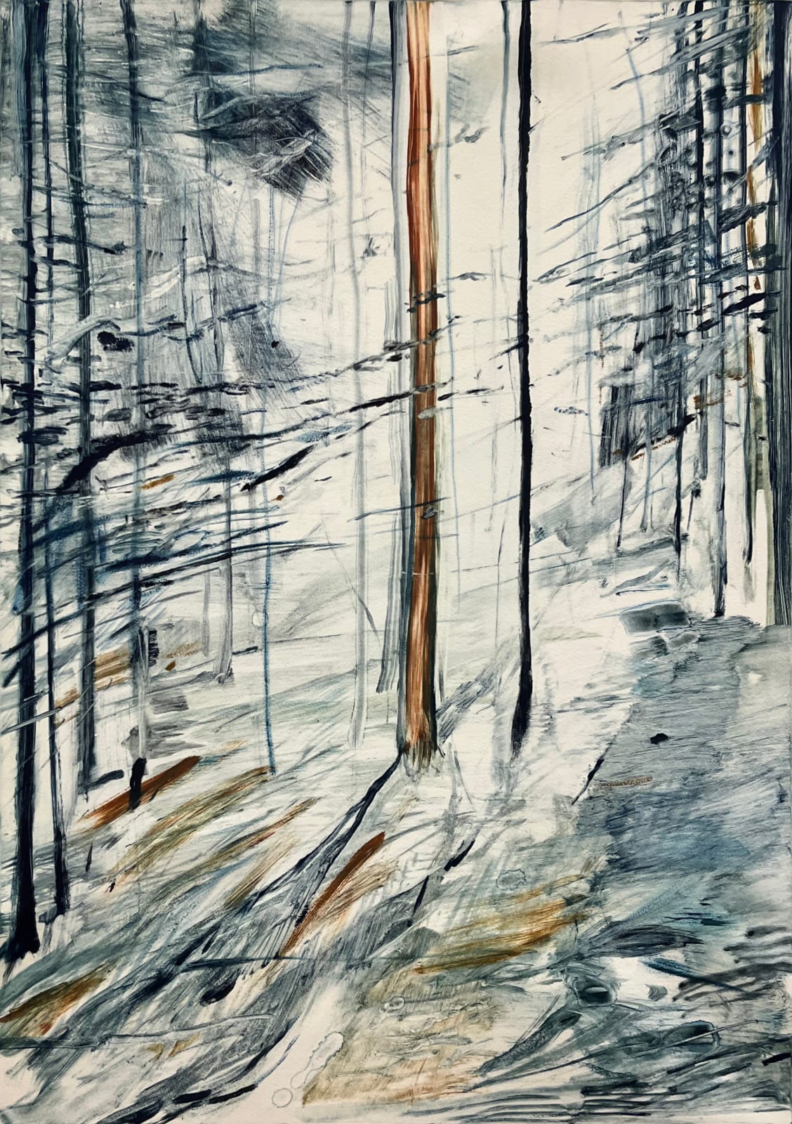 Calum McClure, The Red Tree, 2024