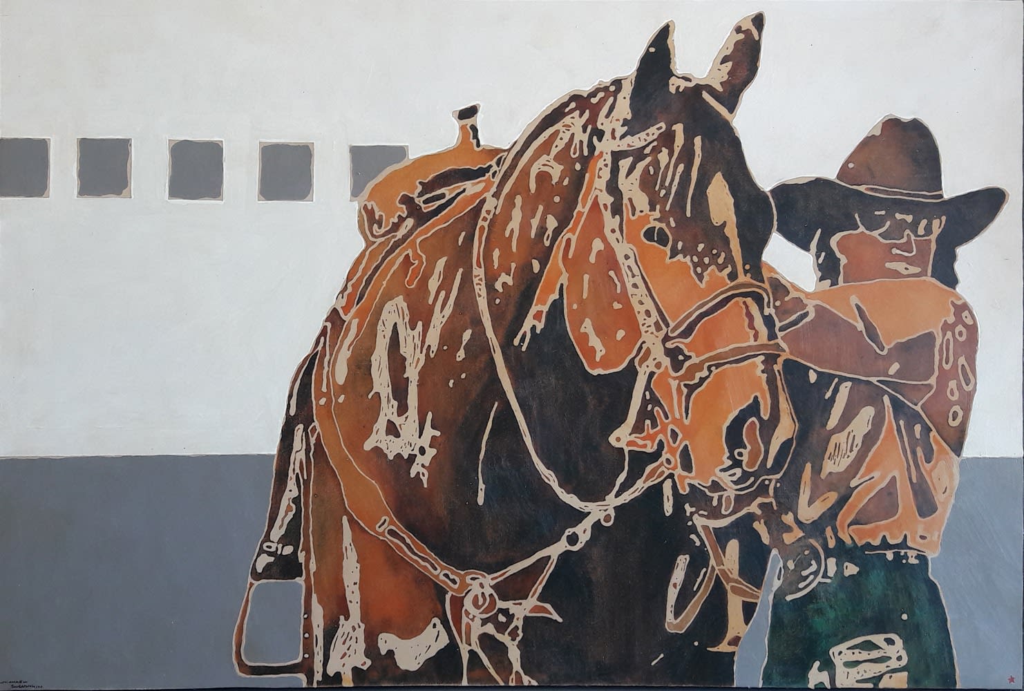 Michael Swearngin, She Has Horses to Ride and People to See