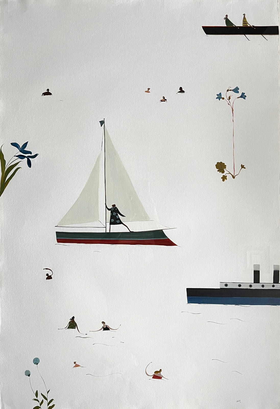 Holly Razavi, Wildflowers and Sailing