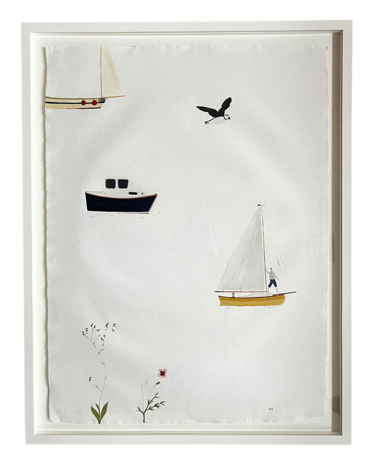 Holly Razavi, Wildflowers and Puffin