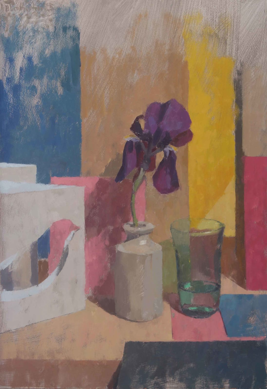 Ben Brotherton, Purple Iris Still-Life