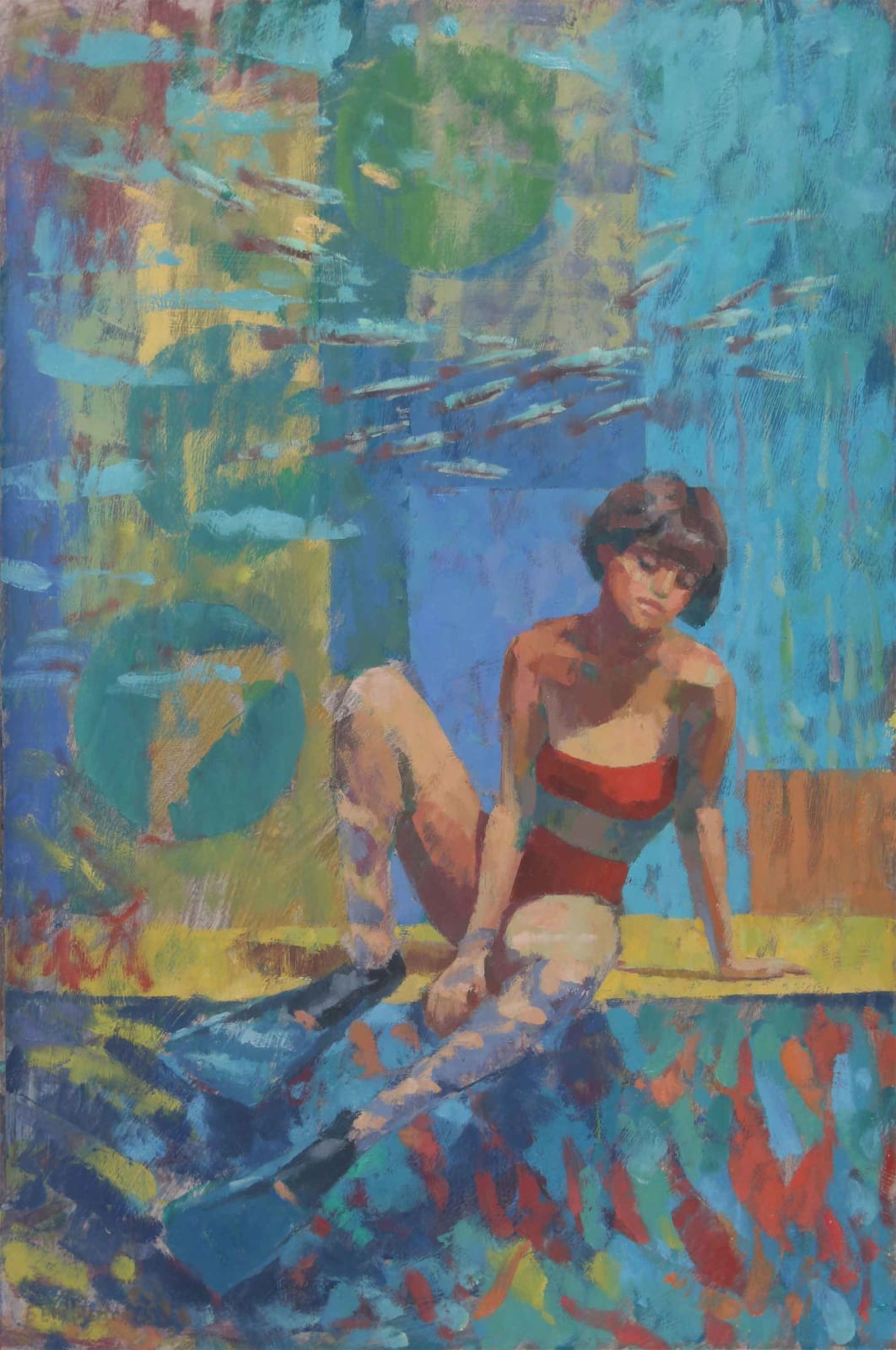 Ben Brotherton, Irène, La Plongeuse II, Etude
