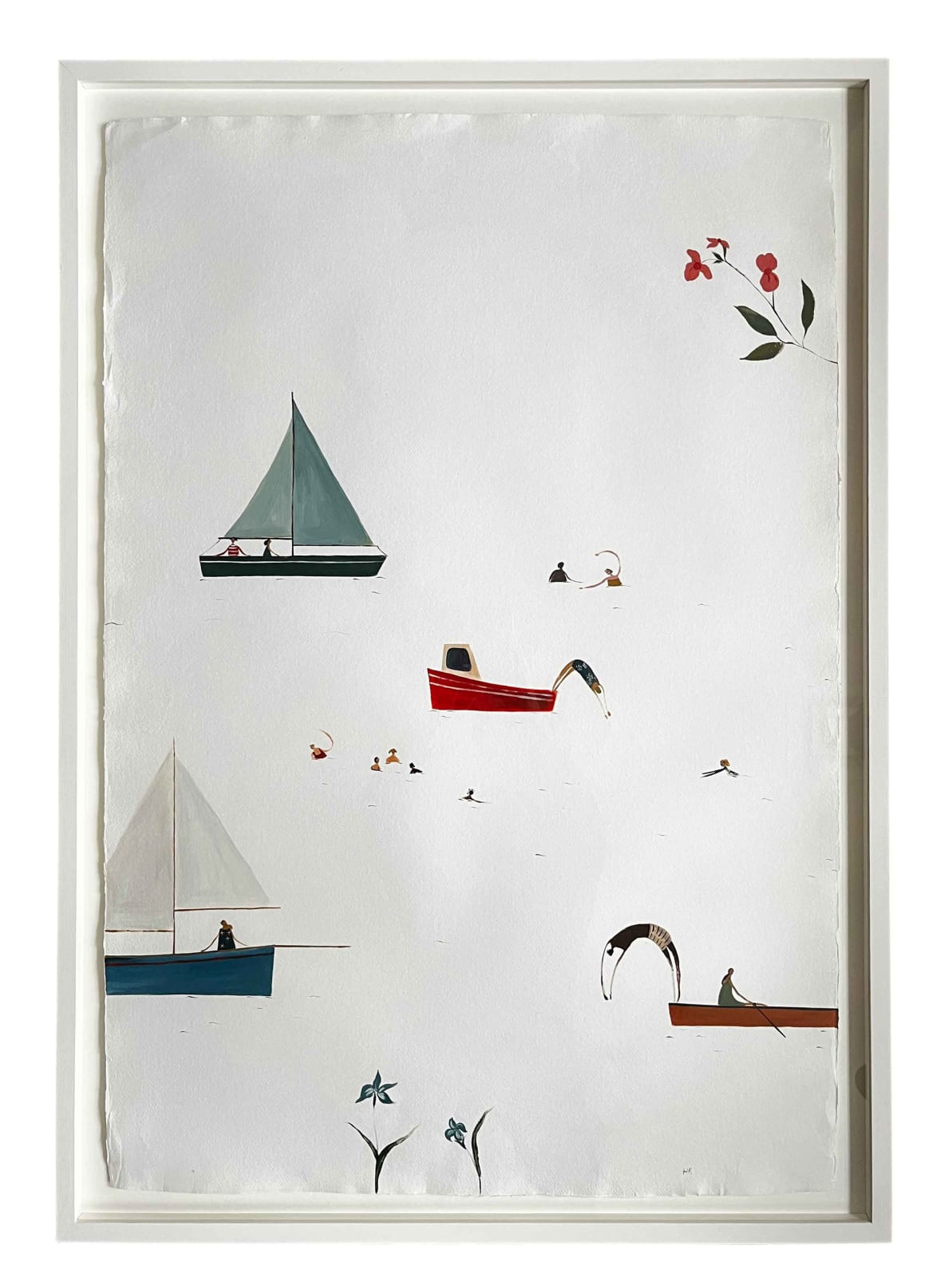 Holly Razavi, Sailing and Swimming