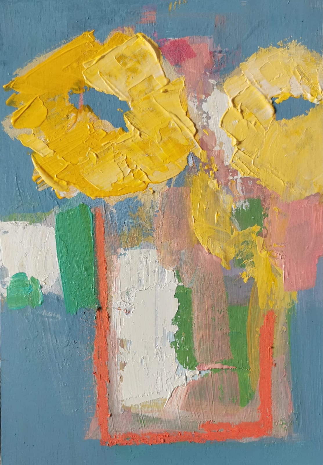 Mary McDonald, Sunflowers and Sunlight on Glass Vase