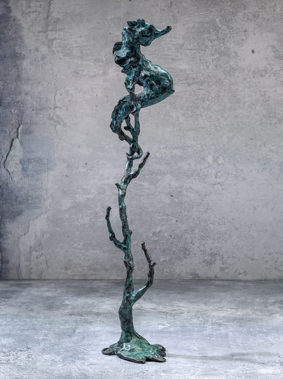 Jennie McCall, Large Bronze Seahorse