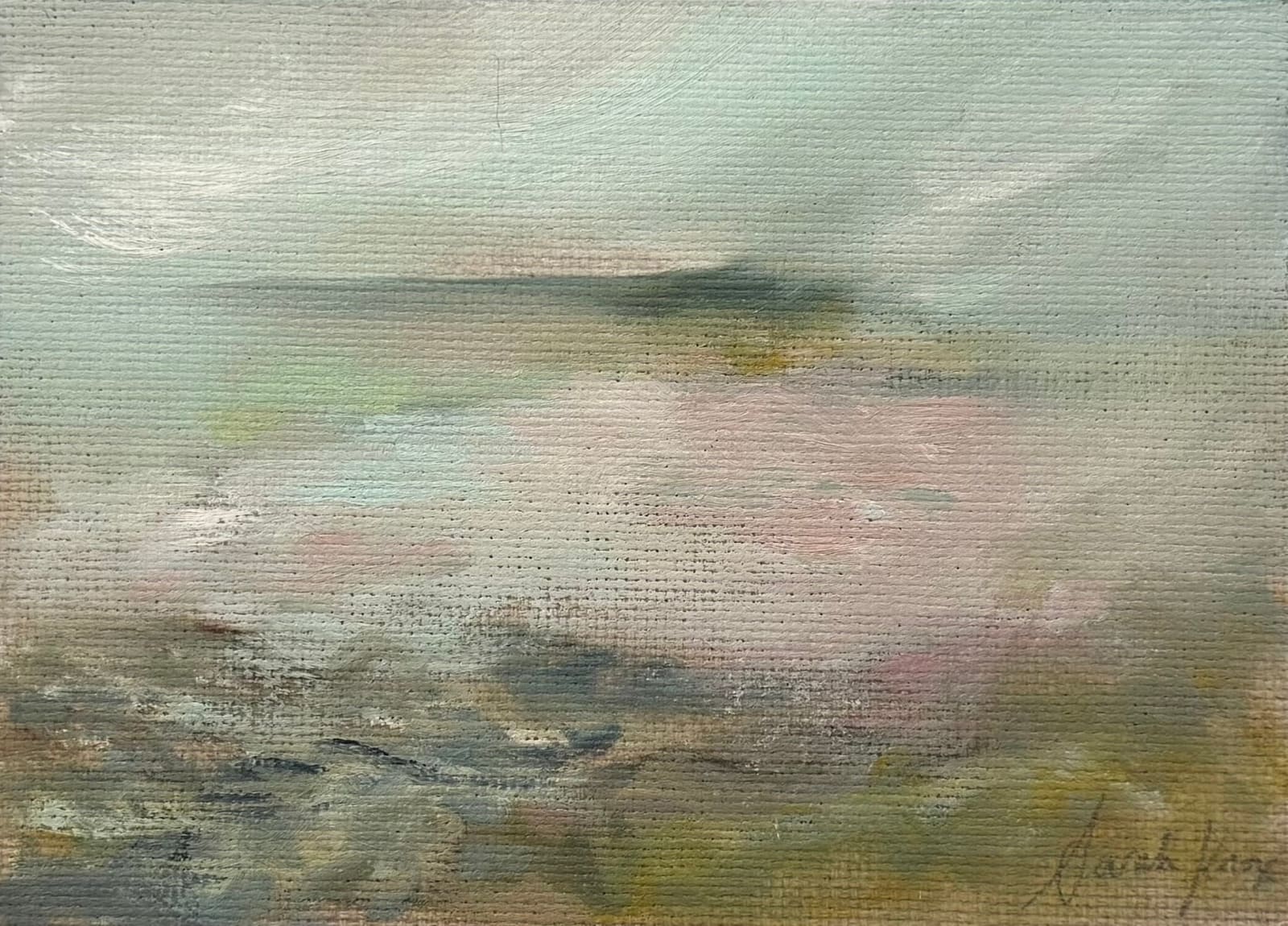 Sarah Knox, Salt Pink Sea, Northumberland