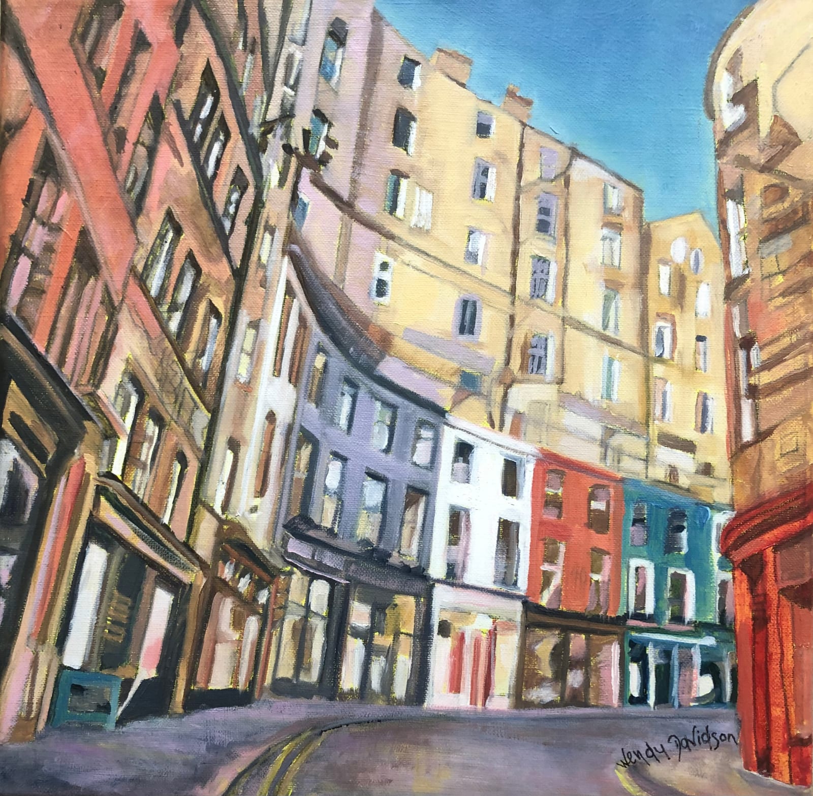 Wendy Davidson, Victoria Street in the Sunshine